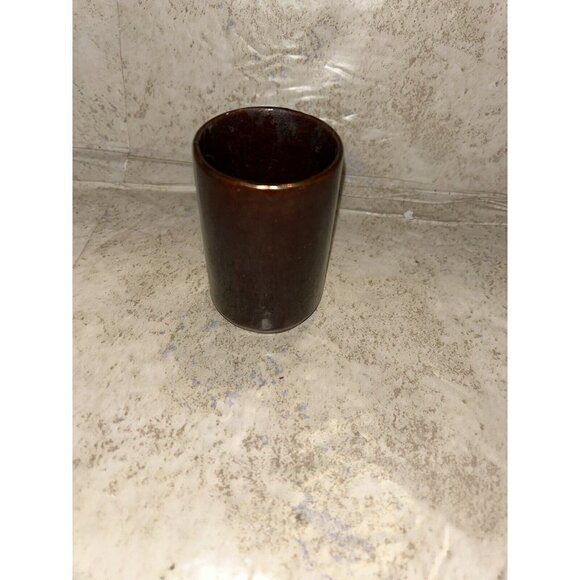 Vintage Japan Moriage Redware Hand Painted Floral Brown Coffee Tea Pot & Cup - Picture 8 of 10